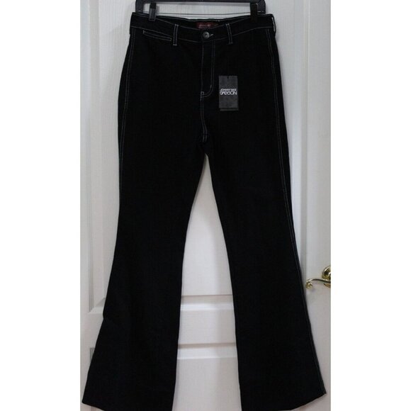 NWT Johnny Was x Sasson Rue de la Flare Denim Jeans Size 29 True Black Wash - Picture 1 of 9